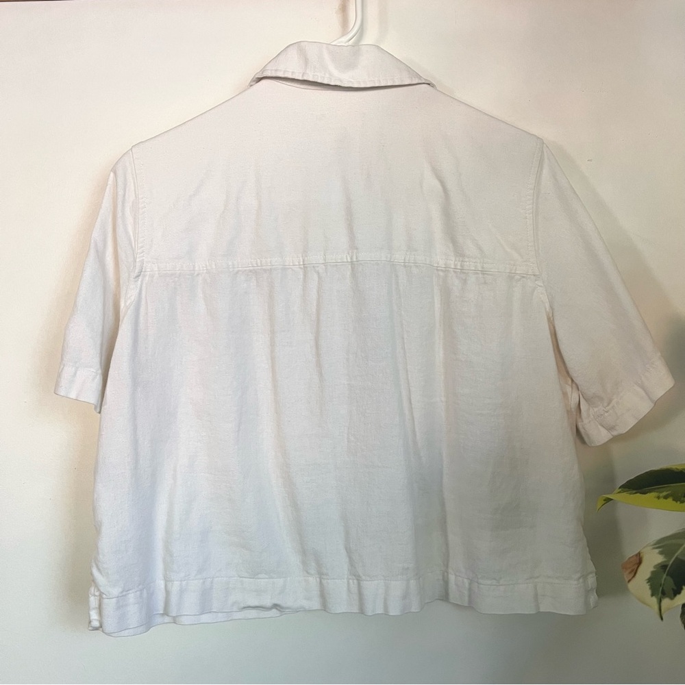 Target Universal Thread Womens White Button-Up Ca… - image 6